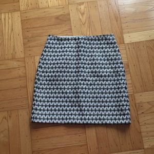 Loft metallic skirt
